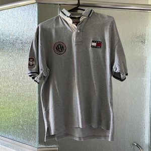 Tommy Hillfiger Grey Medium Polo Shirt